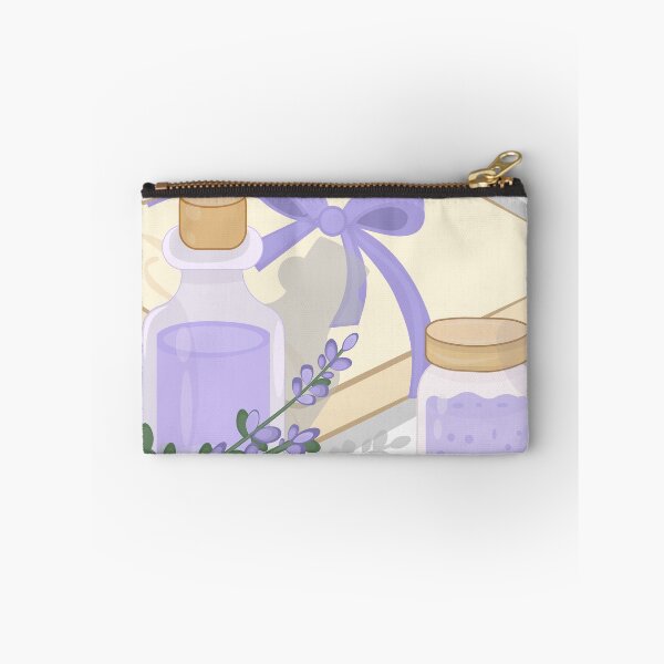 Item preview, Lavender Spa Essentials — Bottles, Towel and Flowers designed and sold by CheriTanya.