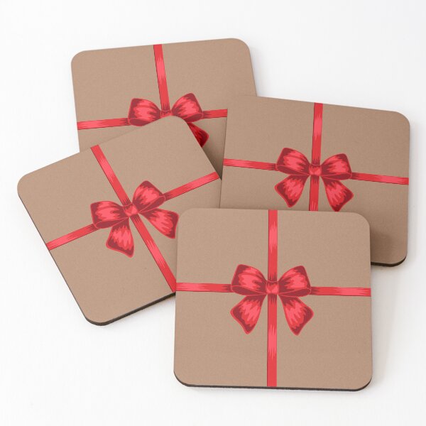 Item preview, Brown Paper Package Tied Up With a Red Bow designed and sold by illucalliart.