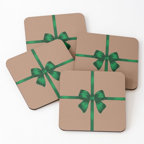 Item preview, Brown Paper Package Tied Up With a Green Bow designed and sold by illucalliart.