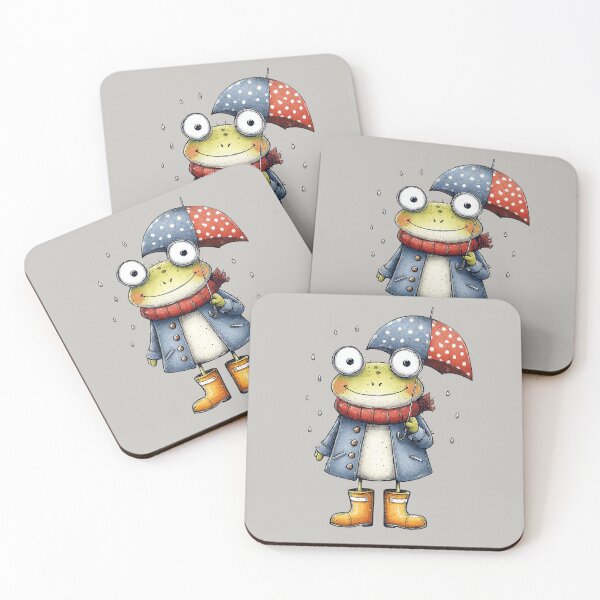 Item preview, A Sweet Frog In An Autumnal Atmosphere designed and sold by dharanna.