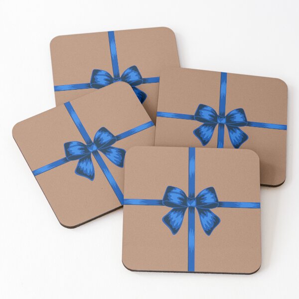 Item preview, Brown Paper Package Tied Up With a Blue Bow designed and sold by illucalliart.