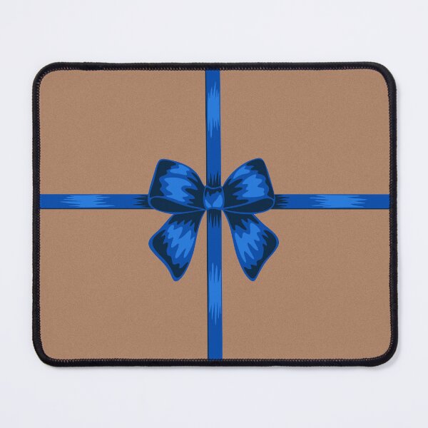 Item preview, Brown Paper Package Tied Up With a Blue Bow designed and sold by illucalliart.