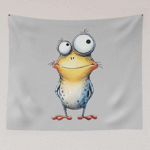 Item preview, Funny Summer Frog With Big Eyes designed and sold by dharanna.