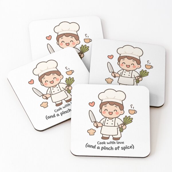 Item preview, Chef kawaii style  designed and sold by KawaiiHero.