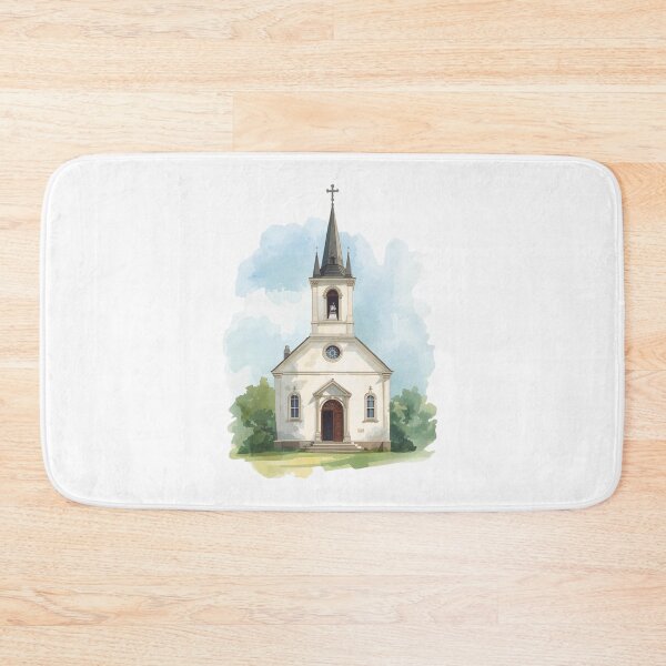 Item preview, Watercolour Church Print designed and sold by ChartGifts.