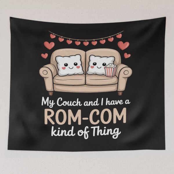 Item preview, Funny My Couch and I Rom Com Movie Night designed and sold by JosephMelendez6.