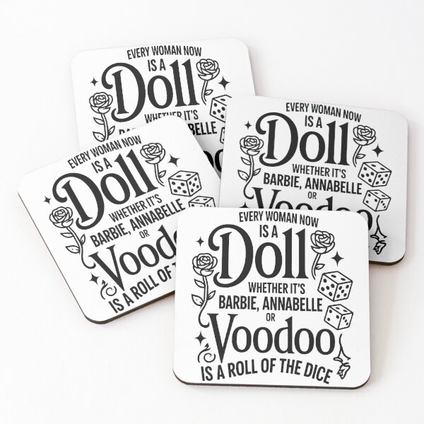 Item preview, Every Woman Is A Doll Funny Girls Quote Sarcasm for Women Silhouette, Sarcastic Graphic  designed and sold by Merchall  store.