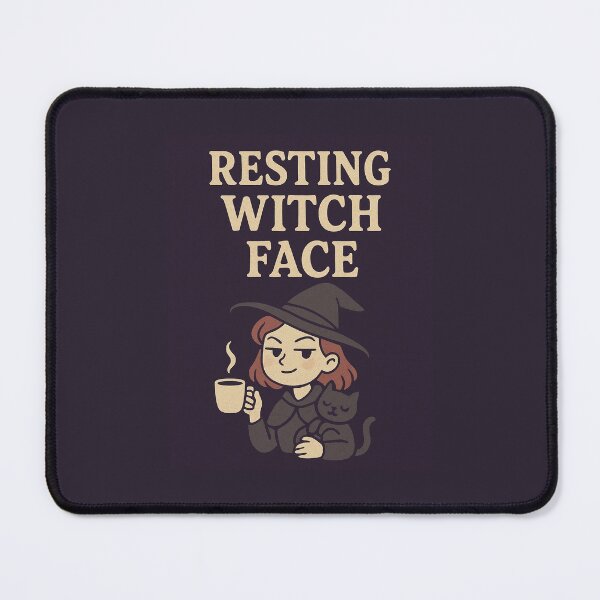 Item preview, Resting witch face designed and sold by Seenister Creepy&Cute.