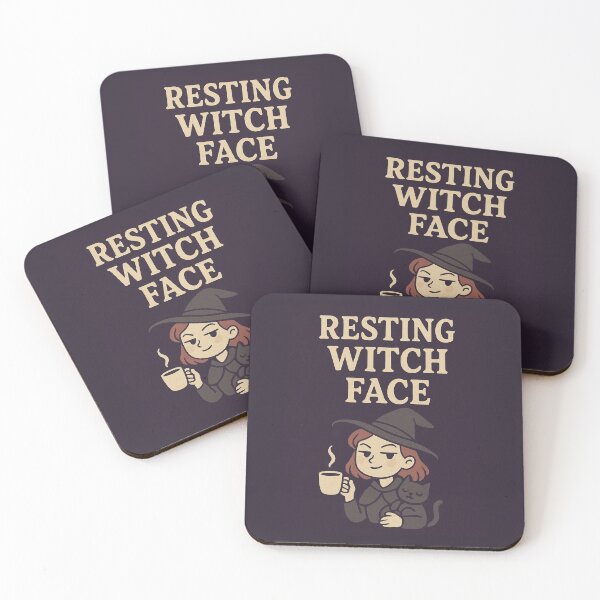 Item preview, Resting witch face designed and sold by Seenister Creepy&Cute.