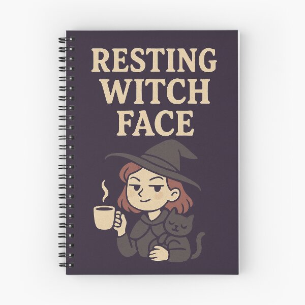 Item preview, Resting witch face designed and sold by Seenister Creepy&Cute.