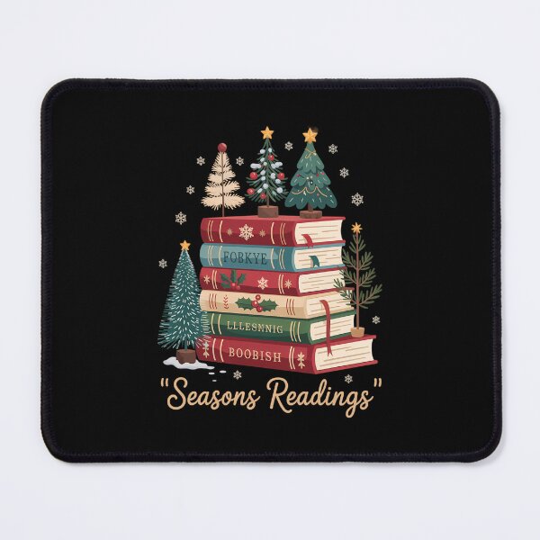 Item preview, Seasons Readings All Booked for Christmas Books designed and sold by WalshDrawnLaugh.