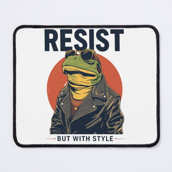 Item preview, Portland Frog RESIST T-Shirt | Retro Vintage Protest Frog Design with Style designed and sold by ZYNORAworld.
