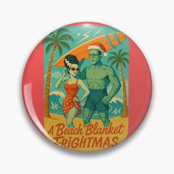 Item preview, A Beach Blanket Frightmas — 1950s Edition | Electric Decades Collection designed and sold by Theme Snark.
