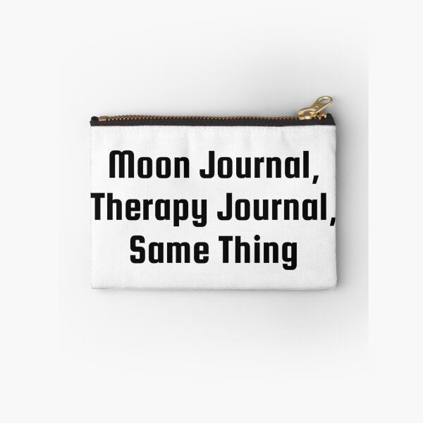 Item preview, Moon Journal, Therapy Journal, Same Thing designed and sold by Ninjacatoff.
