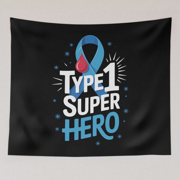 Item preview, Type 1 Diabetes Awareness Type One designed and sold by WalshDrawnLaugh.