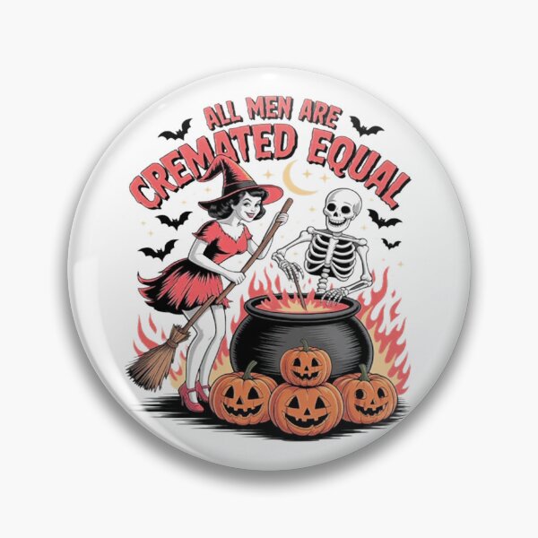 Item preview, Funny Witch All Men Are Cremated Equal Feminist Halloween designed and sold by JosephMelendez6.