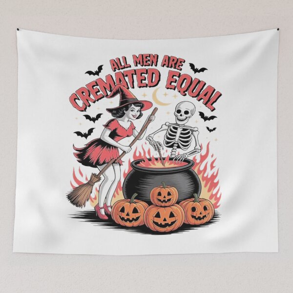 Item preview, Funny Witch All Men Are Cremated Equal Feminist Halloween designed and sold by JosephMelendez6.