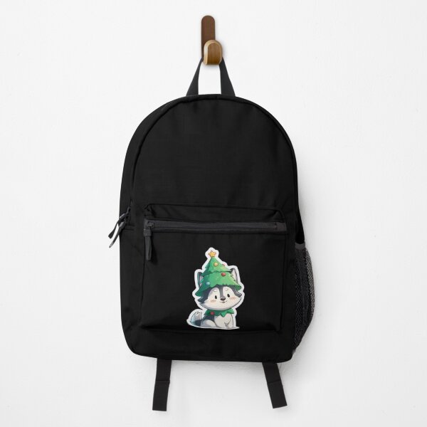 Item preview, Small Cute Huskys Dog Dressed As Christmas Tree Desing designed and sold by kndzxf.
