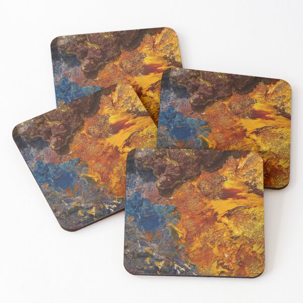 Item preview, Solar Flares – Abstract Textured Painting Inspired by Light and Energy designed and sold by GIOVANNA D'ANGELO ART.