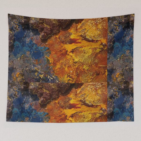 Item preview, Solar Flares – Abstract Textured Painting Inspired by Light and Energy designed and sold by GIOVANNA D'ANGELO ART.