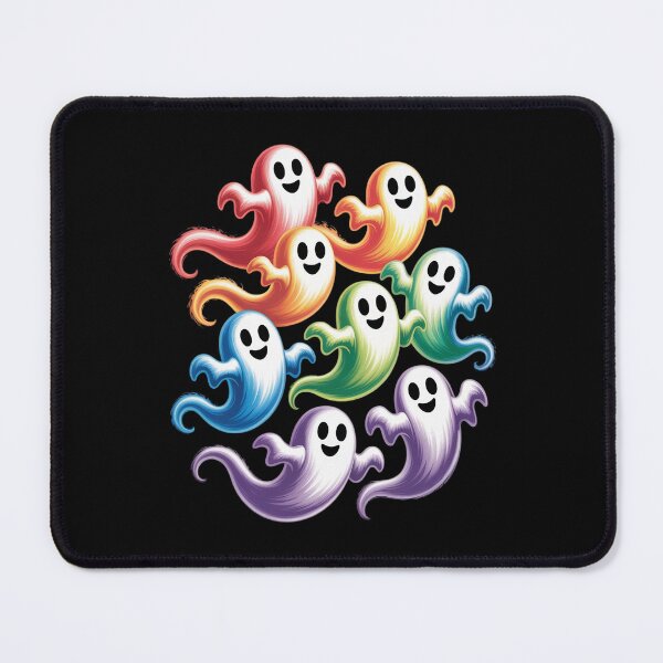 Item preview, Cute LGBTQ Ghost LGBT Halloween Ghost Rainbow Gay Pride designed and sold by AmparoBoyle.