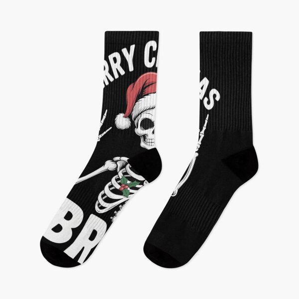 Item preview, Christmas Bruh Rocker Skeleton Funny Xmas designed and sold by WalshDrawnLaugh.