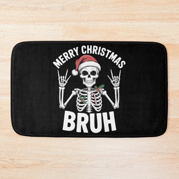 Item preview, Christmas Bruh Rocker Skeleton Funny Xmas designed and sold by WalshDrawnLaugh.