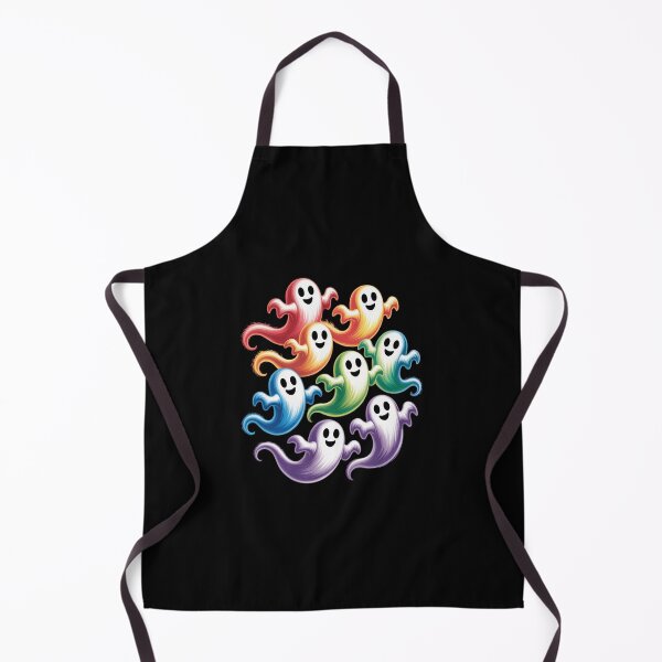 Item preview, Cute LGBTQ Ghost LGBT Halloween Ghost Rainbow Gay Pride designed and sold by AmparoBoyle.