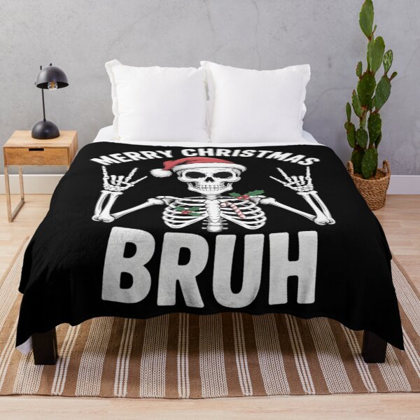 Item preview, Christmas Bruh Rocker Skeleton Funny Xmas designed and sold by WalshDrawnLaugh.