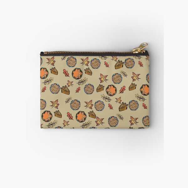 Item preview, Autumn Leaves and Pumpkin Pie Pattern | Cozy Fall Aesthetic Design designed and sold by ArtByLakmini.