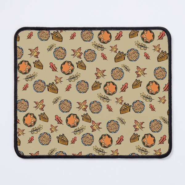 Item preview, Autumn Leaves and Pumpkin Pie Pattern | Cozy Fall Aesthetic Design designed and sold by ArtByLakmini.
