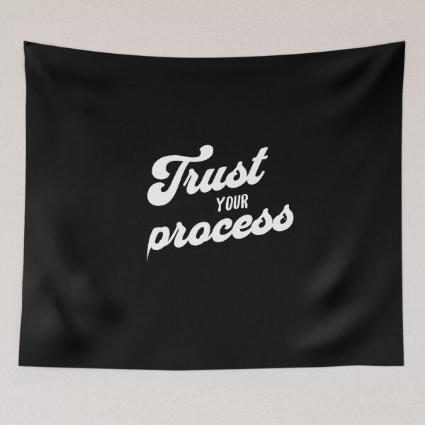 Item preview, Trust Your Process Retro Typography Shirt | Motivational Quote for Personal Growth designed and sold by SoulFlex.