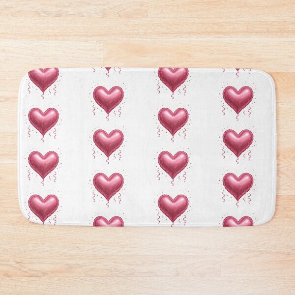 Item preview, Heart-shaped pink balloon with decorative confetti and ribbons, isolated on transparent, AI Generated designed and sold by dvoevnore.