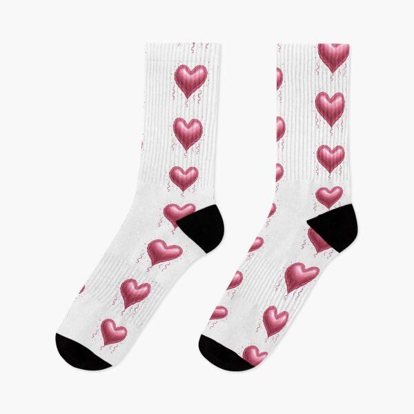 Item preview, Heart-shaped pink balloon with decorative confetti and ribbons, isolated on transparent, AI Generated designed and sold by dvoevnore.