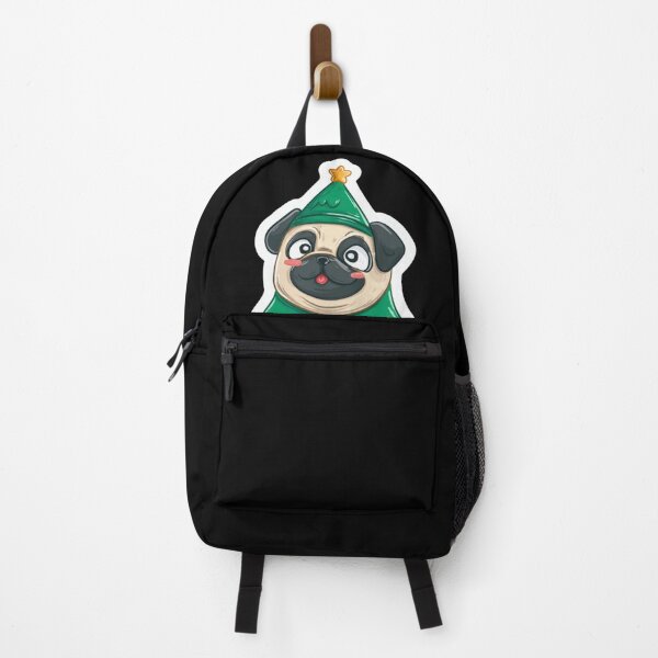 Item preview, Small Cute Pug Dressed As Christmas Tree Desing designed and sold by kndzxf.