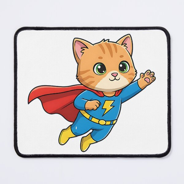 Item preview, serious supercat super hero designed and sold by Metaverse8.