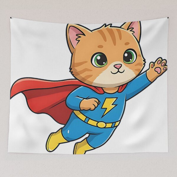 Item preview, serious supercat super hero  designed and sold by Metaverse8.