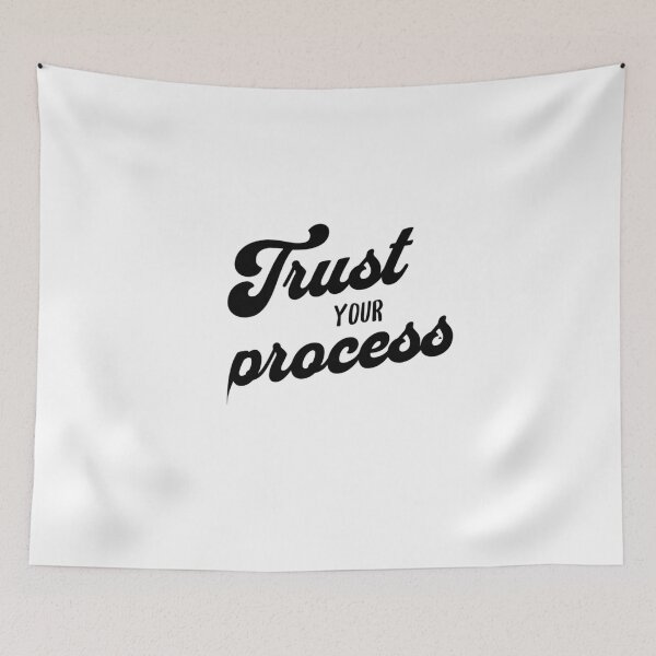 Item preview, Aesthetic Trust Your Process Quote | Positive Mindset Retro Font T-Shirt Gift designed and sold by SoulFlex.