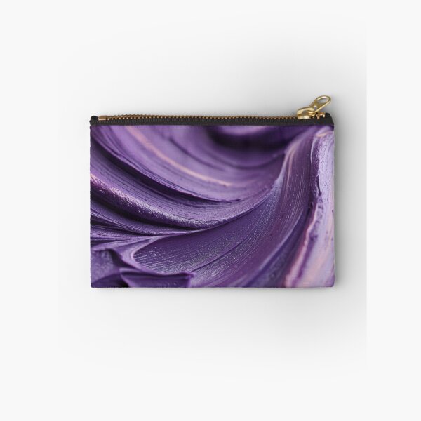 Item preview, Deep purple paint swirls on canvas designed and sold by anytka.