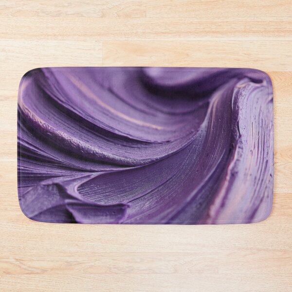 Item preview, Deep purple paint swirls on canvas designed and sold by anytka.