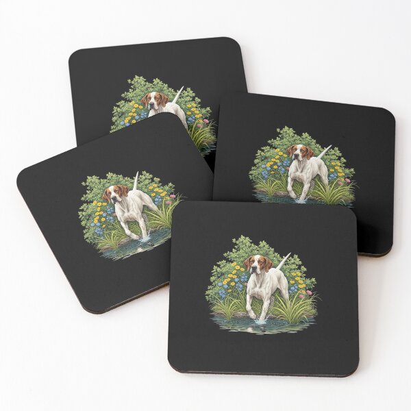 Item preview, My Dear Friends, Merry Christmas,Hunting Sporting Dog Breeds Art, Beagle, Pointer, Setter, Basset Hound, Cocker Spaniel, Weimaraner , Dog Lover Gift, Classic Canine Design designed and sold by chipmuckdesignn.