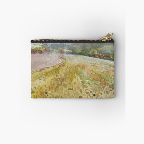 Item preview, Minimalist Earth Tones Vintage Watercolor Landscape Print designed and sold by RBCTk.