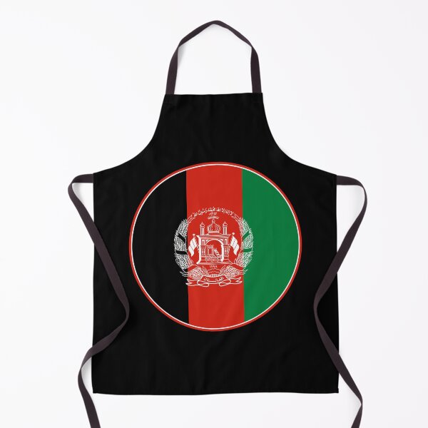 Item preview, Afghanistan National Flag Round Emblem designed and sold by NTGUILTY.