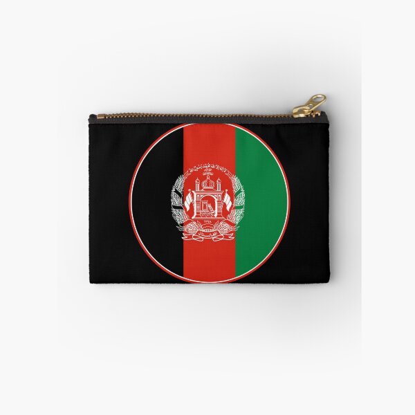Item preview, Afghanistan National Flag Round Emblem designed and sold by NTGUILTY.