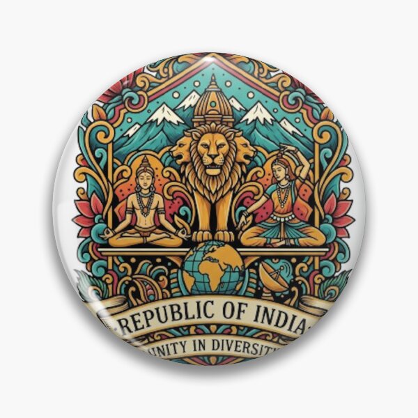 Item preview, REPUBLIC OF INDIA designed and sold by likbatonboot.