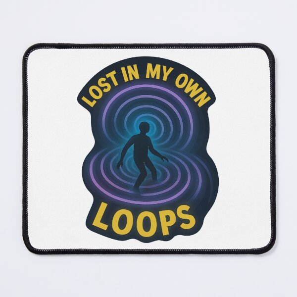 Item preview, Lost in My Own Loops – Trippy Surreal Design designed and sold by Weasel Graphix.