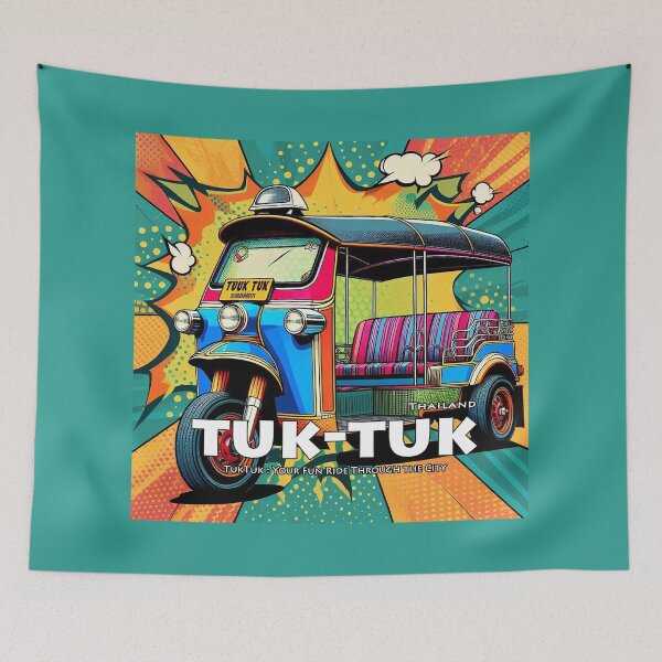 Item preview, TukTuk : Your Fun Ride Through the City designed and sold by Vanich-Panich.