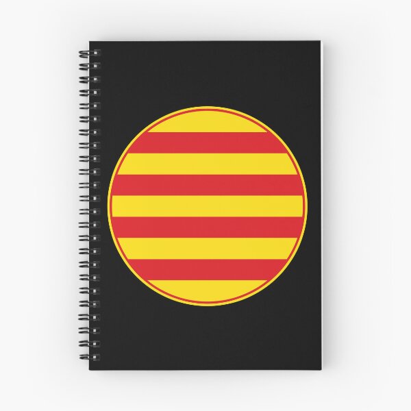 Item preview, Catalonia Official Flag Round Design designed and sold by NTGUILTY.