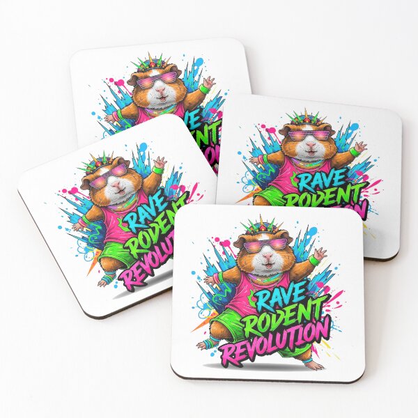 Item preview, Rave Rodent Revolution Guinea Pig designed and sold by SholoStudio.