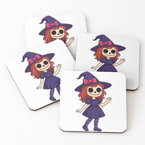 Item preview, Skelly Witch – Creepy Cute Horror Girl Series designed and sold by Weasel Graphix.